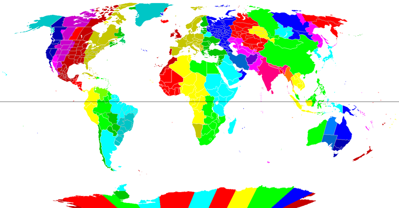 WikiPedia time zones