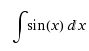 Integral Input